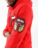 Pro Standard Nba Chicago Bulls Logo Full-Zip Hoodie