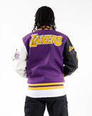 Pro Standard Nba Los Angeles Lakers Logo Varsity Jacket