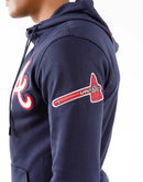 Pro Standard MLB ATLANTA BRAVES LOGO FULL-ZIP HOODIE