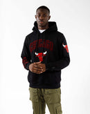 Pro Standard Nba Chicago Bulls Stacked Logo Hoodie