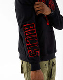 Pro Standard Nba Chicago Bulls Stacked Logo Hoodie