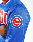 Pro Standard Mlb Chicago Cubs Wordmark Satin Jacket