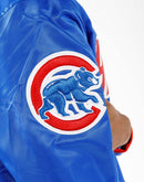 Pro Standard Mlb Chicago Cubs Wordmark Satin Jacket