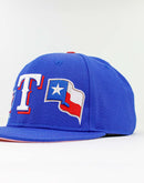 Pro Standard MLB TEXAS RANGERS DOUBLE FRONT LOGO SNAPBACK