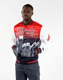 Pro Standard Atlanta Braves Remix Satin Jacket