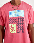 Psycho Bunny Bevans Block Graphic Tee