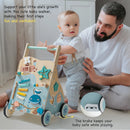 Wooden Infant Push Walker Toy