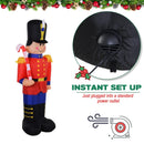 6ft Christmas Inflatable Nutcracker Toy Soldier with Candy Cane