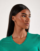 Red Fox V-Neck Tee