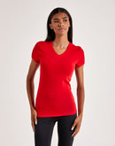 Red Fox V-Neck Tee