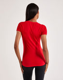 Red Fox V-Neck Tee
