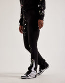 Red Fox Paint Splatter Stacked Fleece Sweatpants