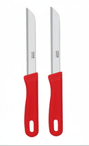 Rena Germany Kitchen Utility Knife 110mm Serrated - Set of 2