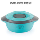 Cello Ripple Insulated Hotpot Pack of 3 Thermoware Casserole Set (500 ml, 1000 ml, 1500 ml)