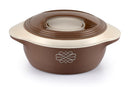 Cello Ripple Insulated Hotpot Pack of 3 Thermoware Casserole Set (500 ml, 1000 ml, 1500 ml)