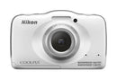 Nikon Coolpix S33 Digital Camera White