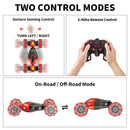 Contixo SC10 Cobra Speed Crawler RC Stunt Car - 4WD With Remote & Gesture Control, Red
