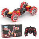 Contixo SC10 Cobra Speed Crawler RC Stunt Car - 4WD With Remote & Gesture Control, Red