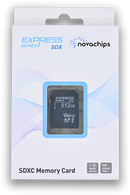 Novachips 512GB SDXC UHS-II V60 Memory Card