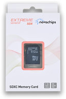 Novachips 512GB SDXC UHS-II V90 Memory Card