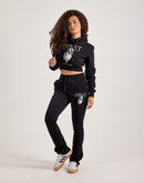 Streetz Iz Watchin Goat Cropped Pullover Hoodie
