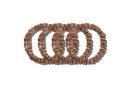 LIGHT BROWN SKINNY SCRUNCHIES