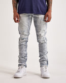 Smoke Rise Lightning Basic Slim Tapered Jeans