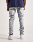 Smoke Rise Lightning Basic Slim Tapered Jeans