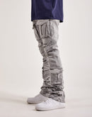 Smoke Rise Utility Pocket Stacked Flare Denim