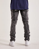 Smoke Rise Rip & Repair Basic Slim Denim