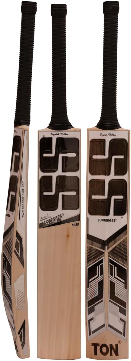 SS Sunridges Master 99 Premium Cricket English Willow Leather Ball Cri ...