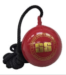 SS Hanging Ball for Cricket Bat Knocking and Practice with Reaction String (Embossed Seam)