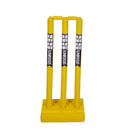SS Plastic Stumps Set with Base (3 Stumps, 2 Bails, 1 Base) - Adult Size