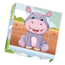 Contixo ST10 25-Piece Magnetic Jungle Animal Puzzle Blocks – 6 Puzzles in One