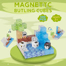 Contixo ST13 Magnetic Blocks, 100 PCS Magnetic Building Cube Game, Sensory Toys for Boys & Girls, STEM Stacking Toy Gifts for Age 3-12