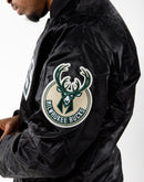 Pro Standard NBA MILWAUKEE BUCKS WORDMARK SATIN JACKET
