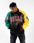 Starter Nba Chicago Bulls Colorblock Satin Jacket