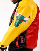 Starter Nba Chicago Bulls Colorblock Satin Jacket