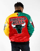 Starter Nba Chicago Bulls Colorblock Satin Jacket