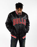 Starter Nba Chicago Bulls Satin Bomber Jacket