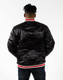 Starter Nba Chicago Bulls Satin Bomber Jacket