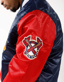 Starter MLB ATLANTA BRAVES COLORBLOCK SATIN JACKET