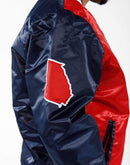 Starter MLB ATLANTA BRAVES COLORBLOCK SATIN JACKET