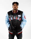 Starter Mlb Chicago Cubs Colorblock Satin Jacket
