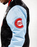 Starter Mlb Chicago Cubs Colorblock Satin Jacket