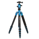 MeFOTO GlobeTrotter Carbon Fiber Travel Tripod Kit (Blue)