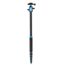 MeFOTO GlobeTrotter Carbon Fiber Travel Tripod Kit (Blue)