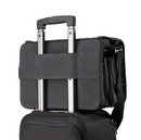 Tenba Cooper 15 Gray Canvas/Black Leather Luxury Bag