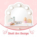Shell Tabletop Vanity - Pink