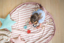 Stripes Pink New Toy Storage Bag